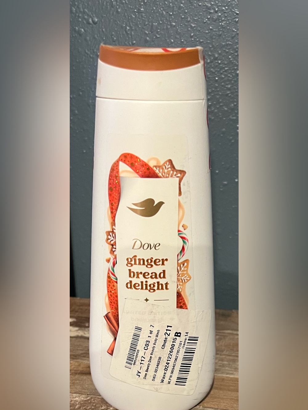 Dove Limited Edition Gingerbread Delight Holiday Treats Body Wash 20 Oz New!